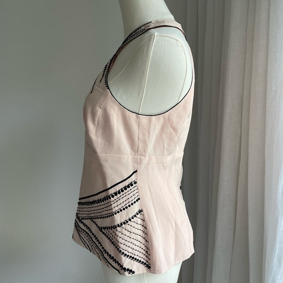 Vintage Nanette Lepore Beaded Halter Style Formal Top - Picture 4 of 6